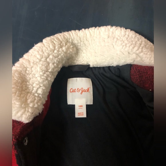 Kids flannel jacket, like new - Picture 2 of 2